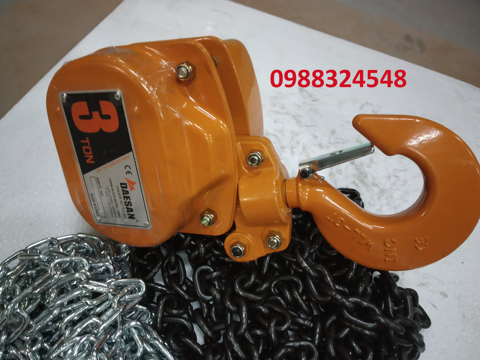 Pa lăng kéo tay Daesan 3 tấn DSN3 / DSN3 Daesan Manual Chain Block