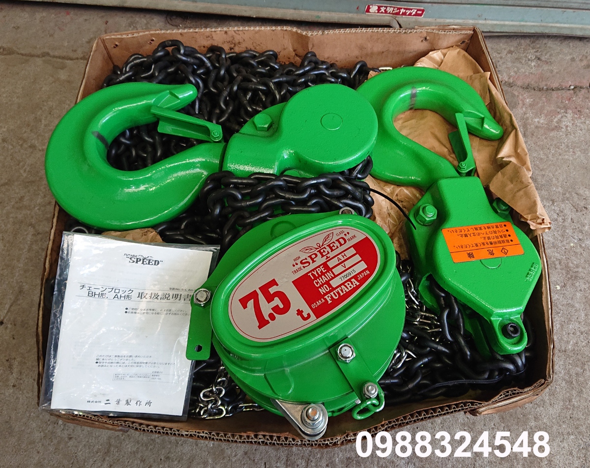 Pa lăng kéo tay Futaba Speed 7500kg AH 7.5t