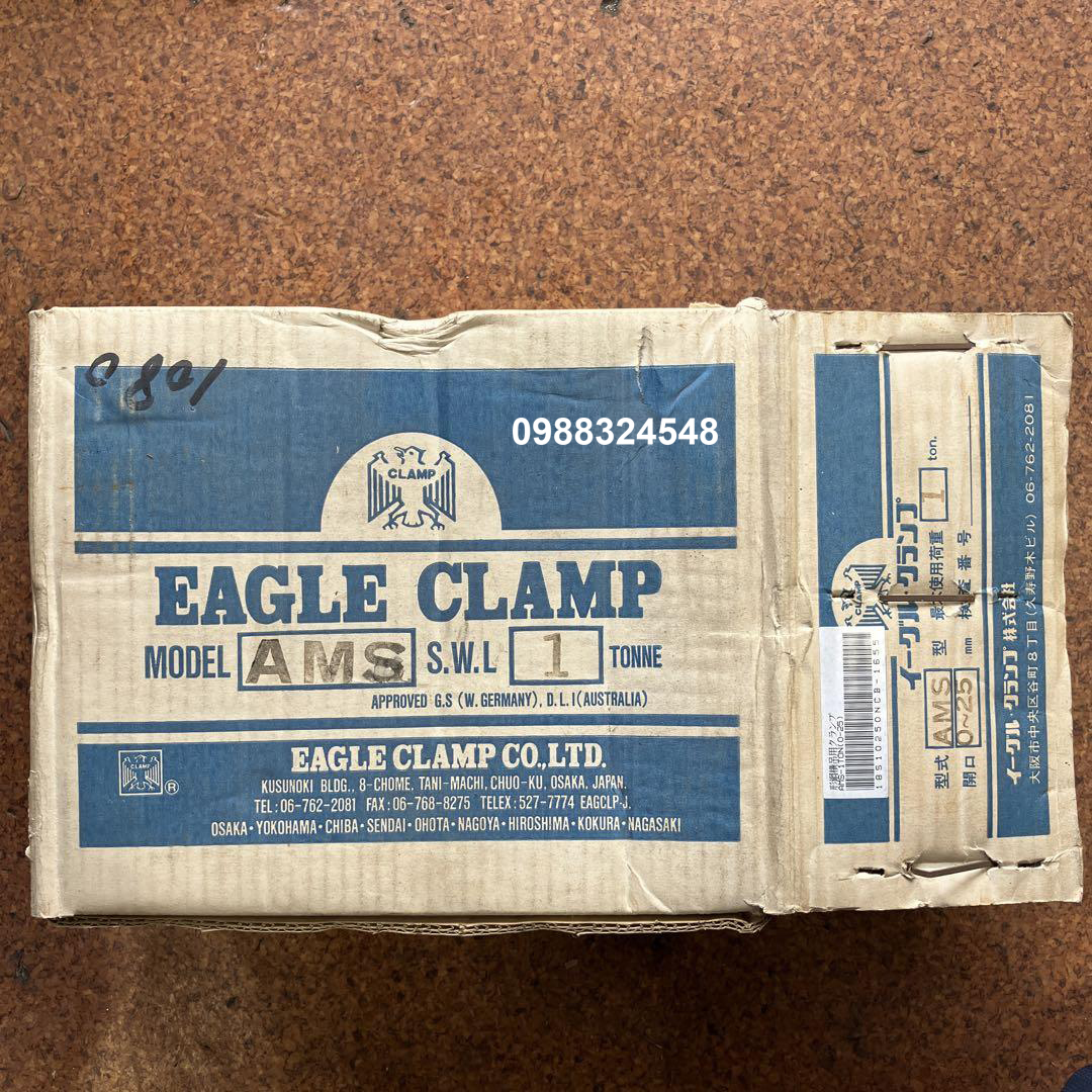 Kẹp tôn ngang 1 tấn Eagle AMS-1 / AMS-1 Eagle Horizontal Clamp