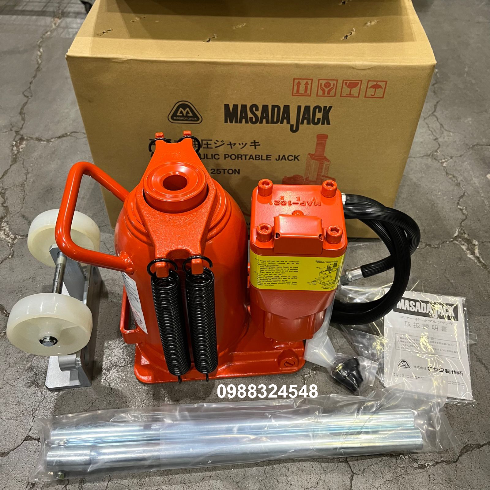 Kích thủy lực khí nén Masada APJ-250