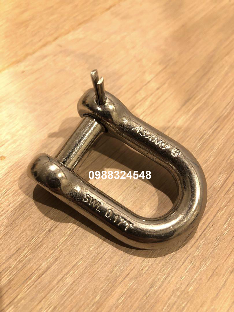 Ma ní inox 170Kgs Asano AK11125 / AK11125 Asano Stainless Steel Shackle