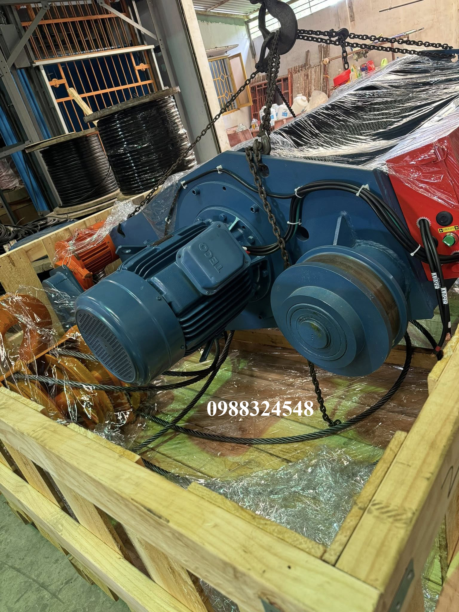 Pa lăng cáp điện Fitop 30 tấn AW302 / 30 ton Fitop Wire Rope Hoist