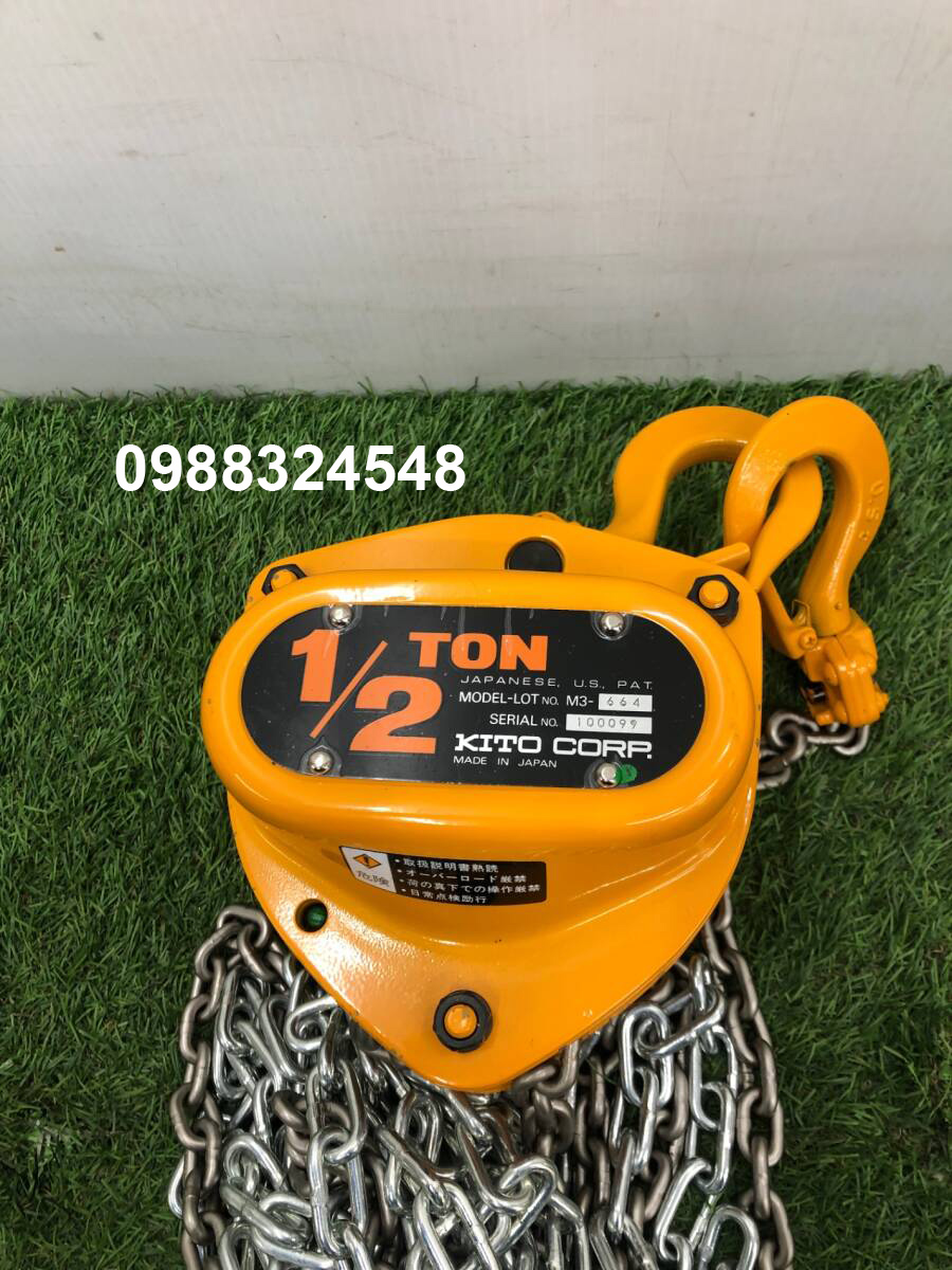 Pa lăng kéo tay Kito CB005 / CB005 Kito Manual Chain Hoist