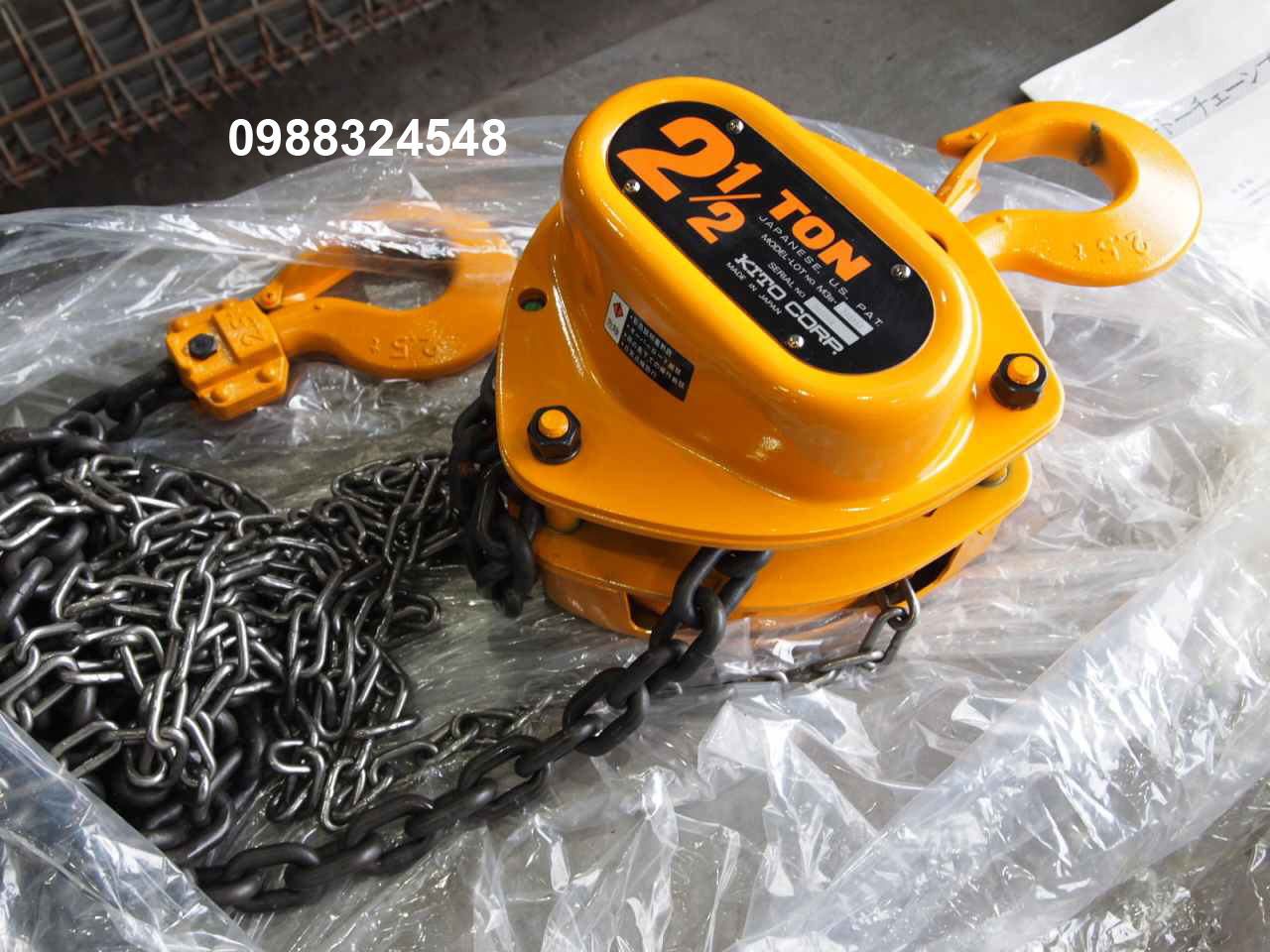 Pa lăng kéo tay Kito CB025 / CB025 Kito Manual Chain Hoist