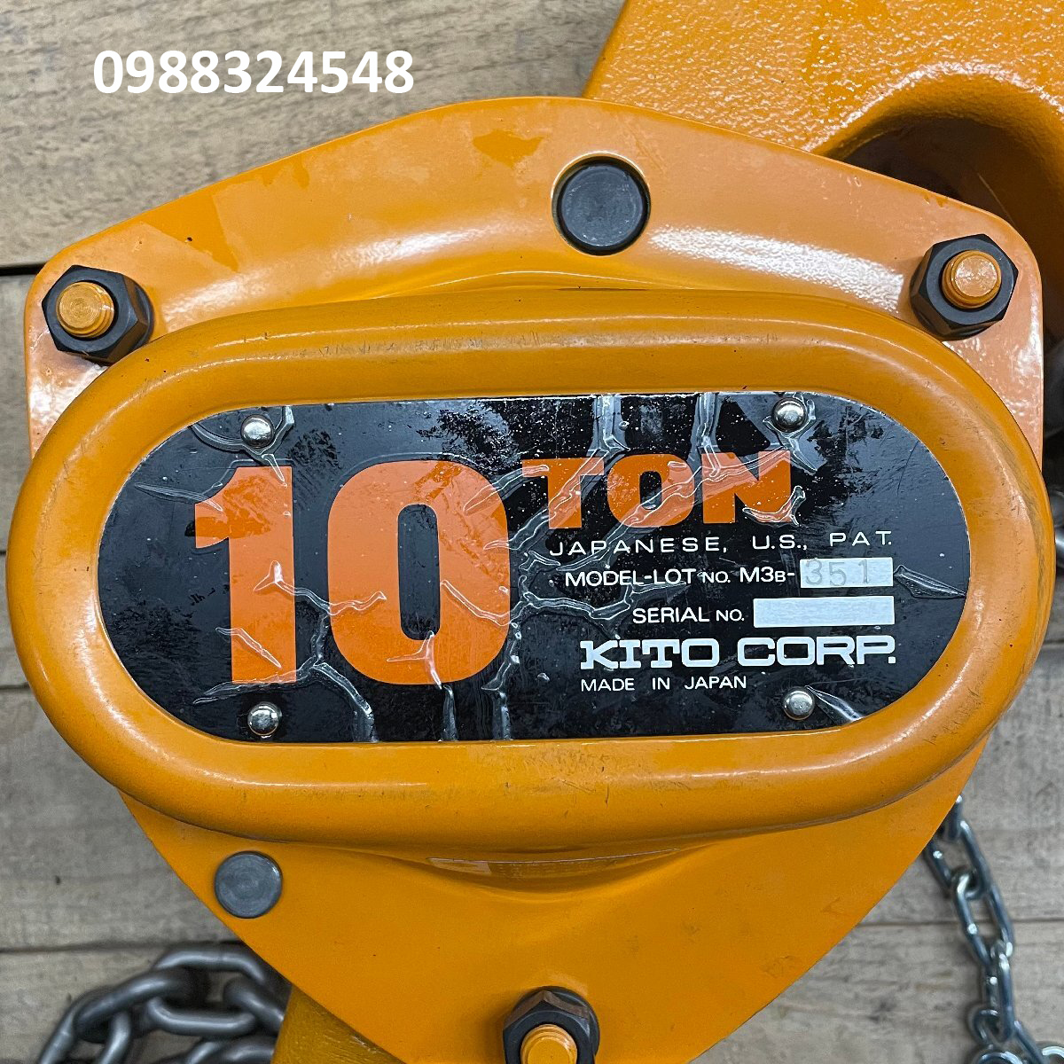 Pa lăng kéo tay Kito CB100 / CB100 Kito Manual Chain Hoist