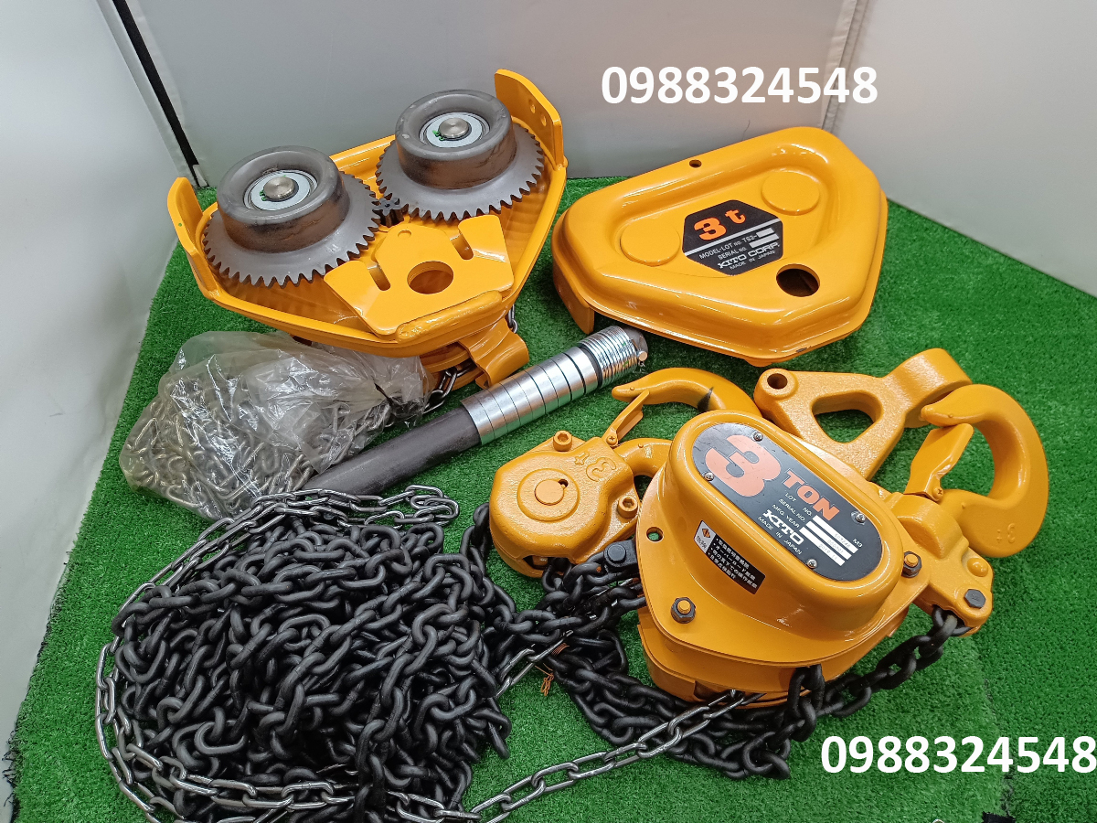pa lăng kéo tay Kito 3 tấn 3 mét CBSG030