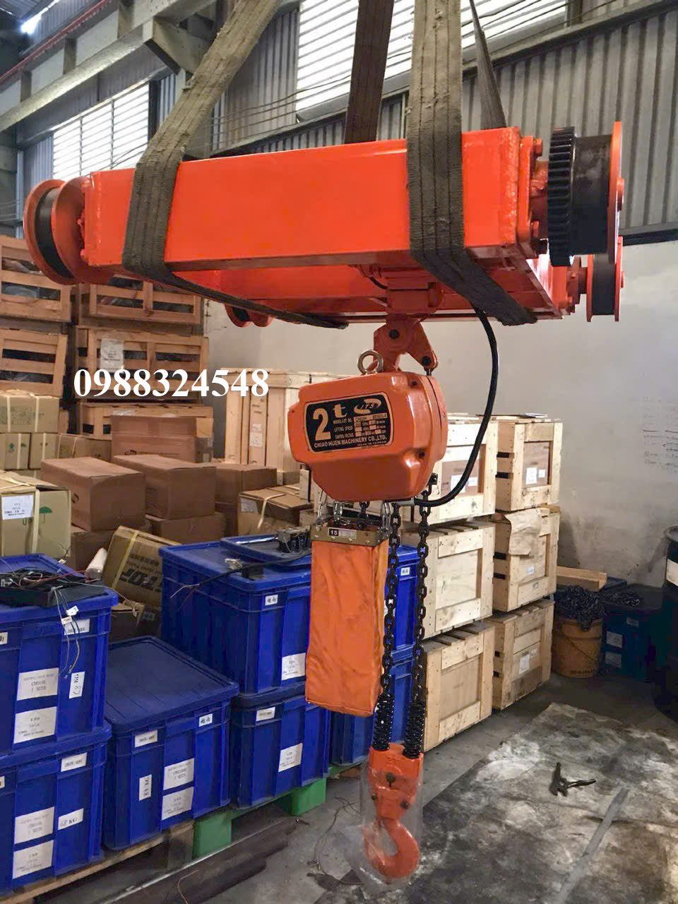 Pa lăng điện xích ITS 2 tấn CH-020H+ITS-020 / 2 ton ITS Electric Chain Hoist