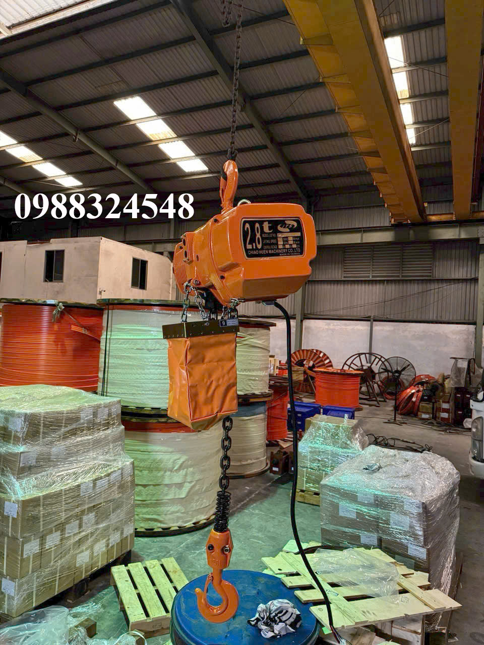 Pa lăng điện xích ITS 2.8 tấn CH-028S / 2.8 ton ITS Electric Chain Hoist