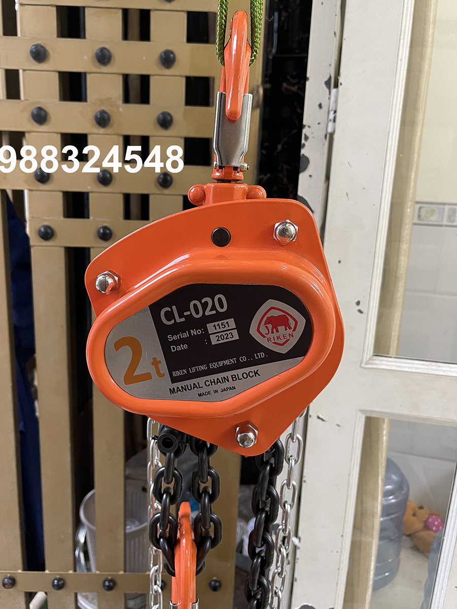 Pa lăng kéo tay Riken 2 tấn CL020