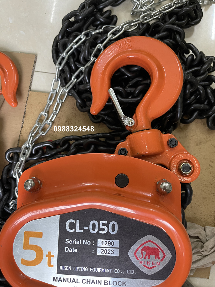 Pa lăng kéo tay Riken CL050/ CL050 Riken Manual Chain Hoist