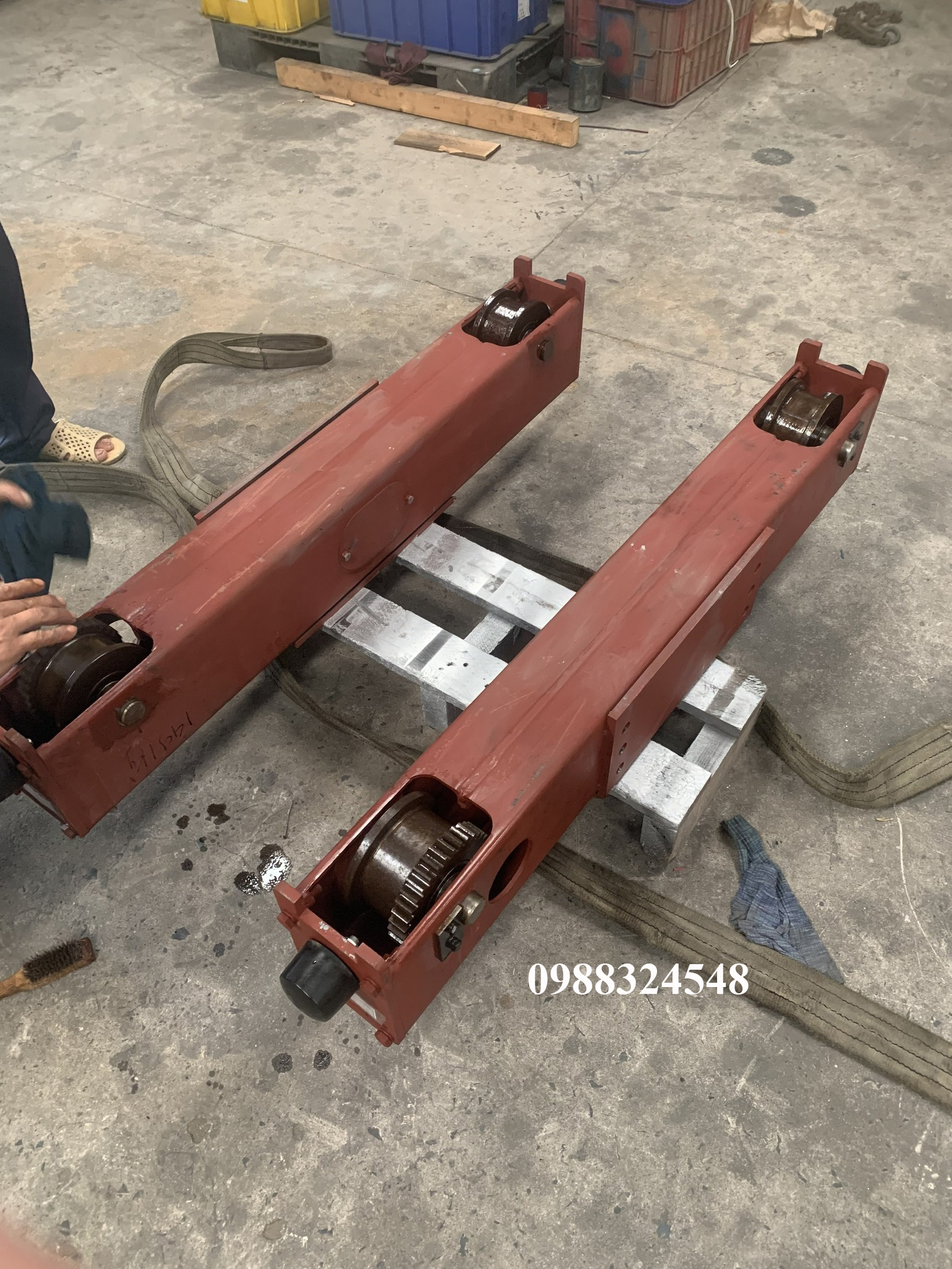 Bộ dầm biên cầu trục ITS 1.2 mét