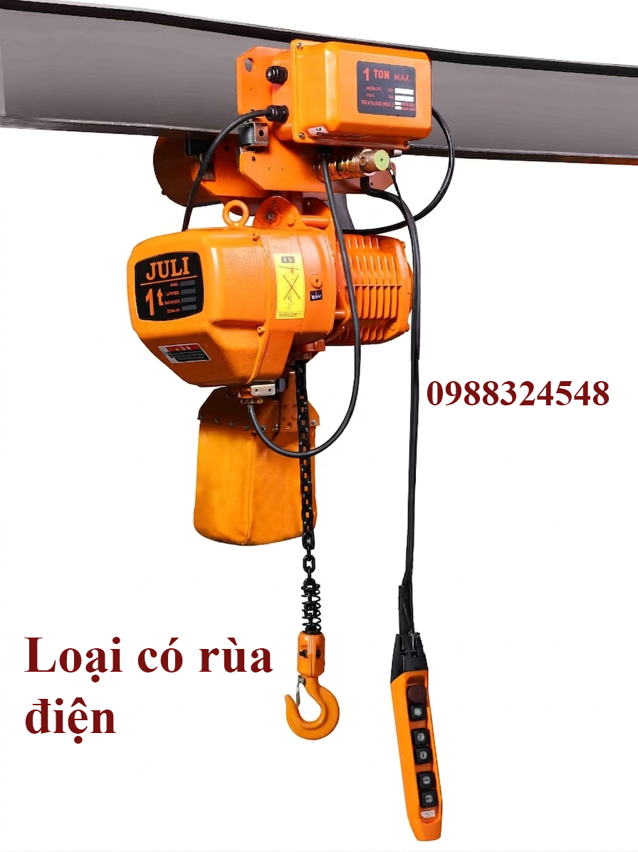 Pa lăng điện xích Juli 1 tấn HHBD01-01 + WPC-01
