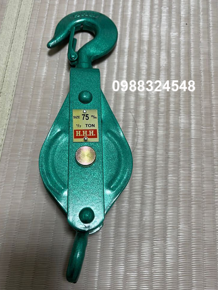 Ròng rọc 1 tấn HHH 100x1S / 100x1S HHH Snatch Block