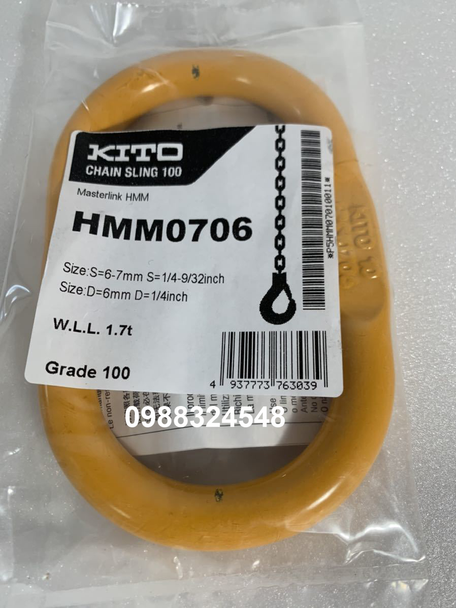 Vòng khuyên xích Kito 1.7 tấn HMM0706