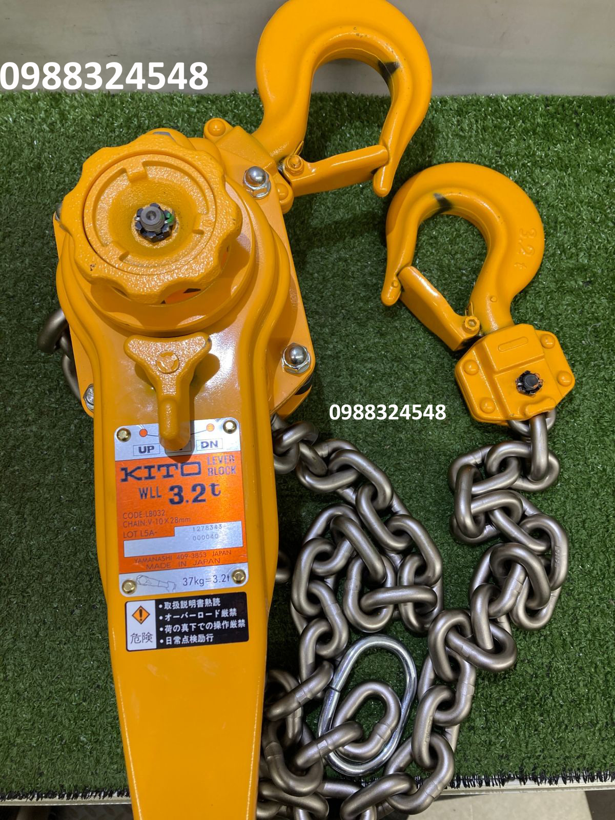 Pa lăng lắc tay Kito 3.2 tấn LB032 / LB032 Kito Lever Hoist