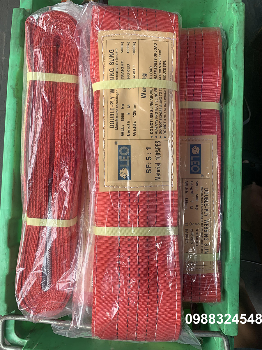 Cáp vải Leo 5 tấn 8 mét