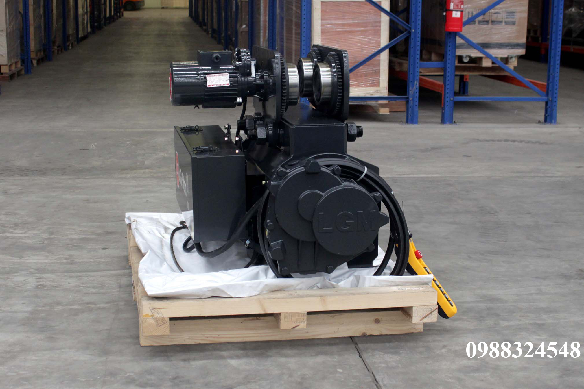 Pa lăng cáp điện LGM dầm đơn 5 tấn S-05-LN / 5 ton LGM Mono Rail Wire Rope Hoist