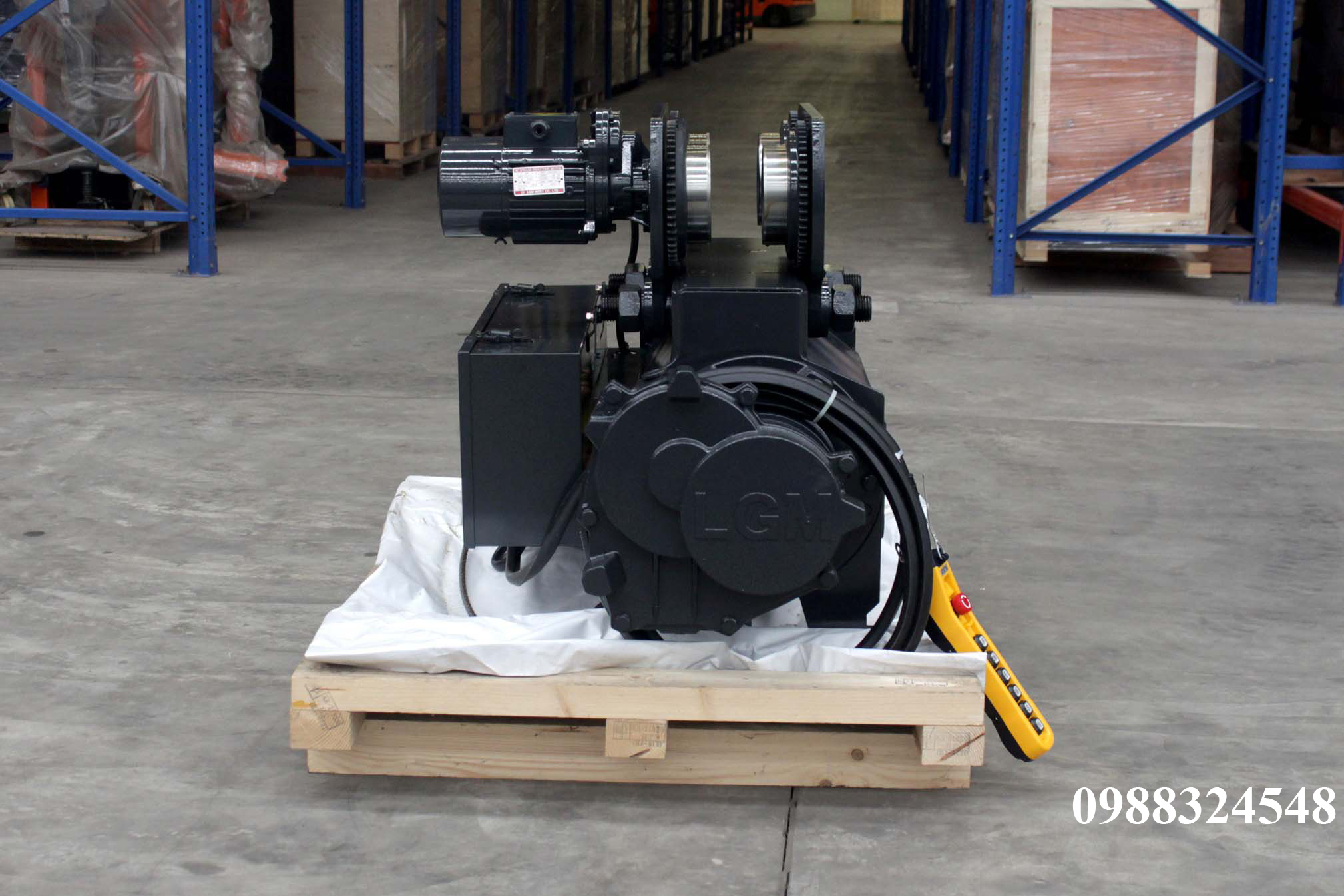 Pa lăng cáp điện LGM dầm đơn 5 tấn S-05-LN / 5 ton LGM Mono Rail Wire Rope Hoist