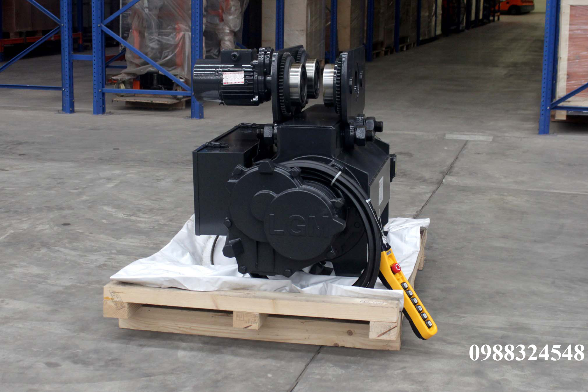 Pa lăng cáp điện LGM dầm đơn 5 tấn S-05-LN / 5 ton LGM Mono Rail Wire Rope Hoist