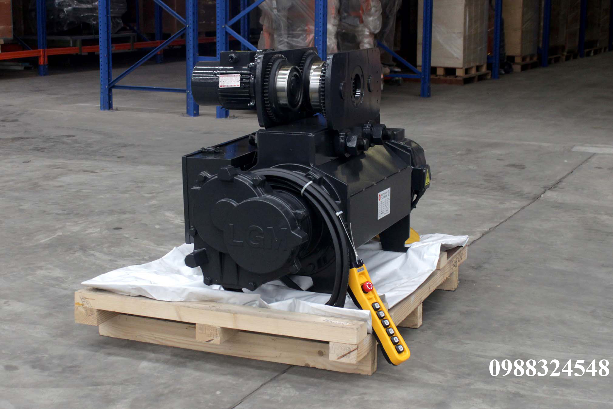 Pa lăng cáp điện LGM dầm đơn 5 tấn S-05-LN / 5 ton LGM Mono Rail Wire Rope Hoist