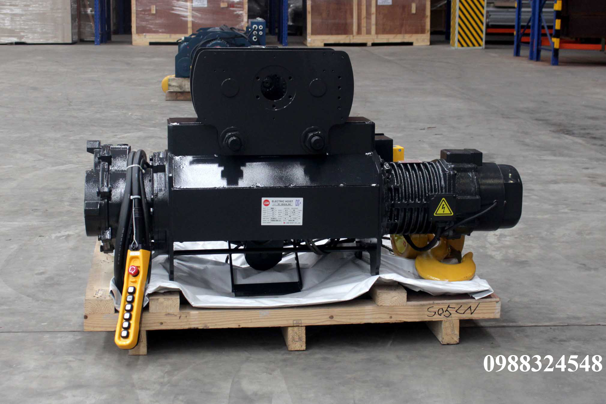 Pa lăng cáp điện LGM dầm đơn 5 tấn S-05-LN / 5 ton LGM Mono Rail Wire Rope Hoist