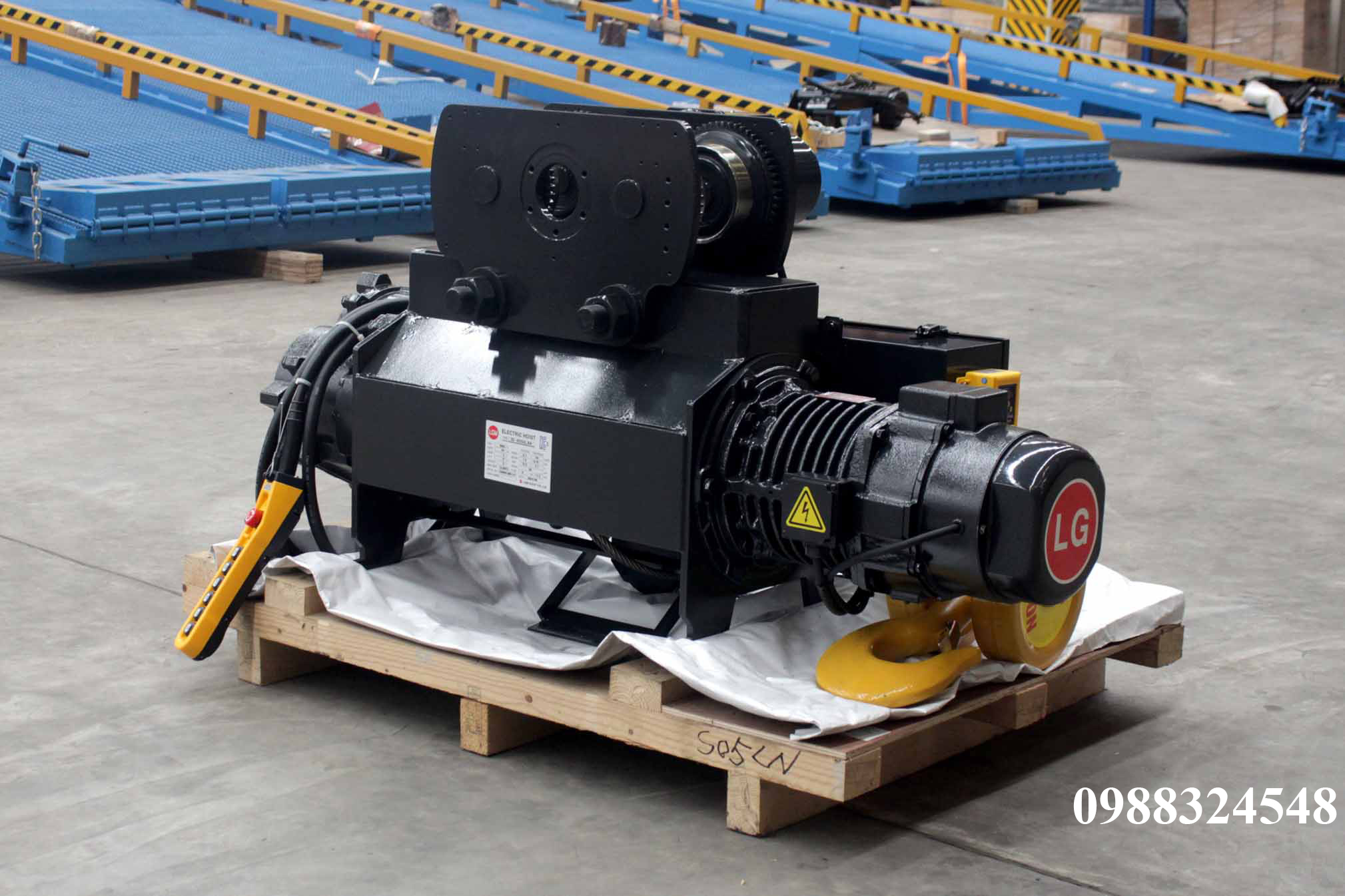 Pa lăng cáp điện LGM dầm đơn 5 tấn S-05-LN / 5 ton LGM Mono Rail Wire Rope Hoist