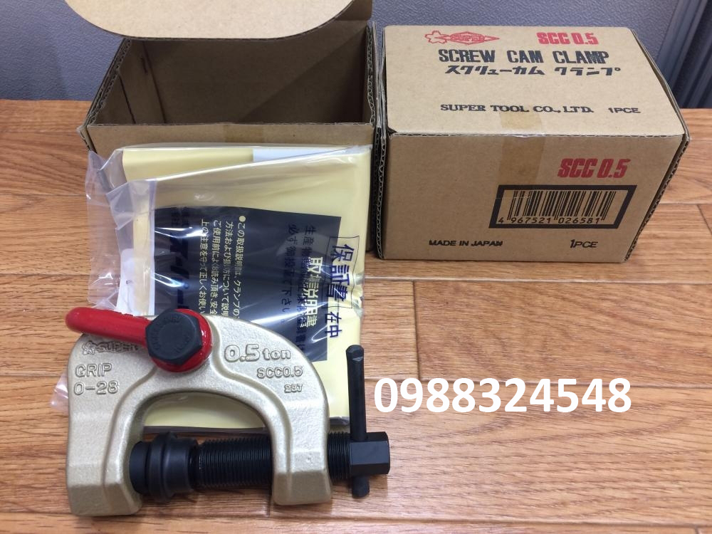 Kẹp vít 500kg Supertool SCC0.5