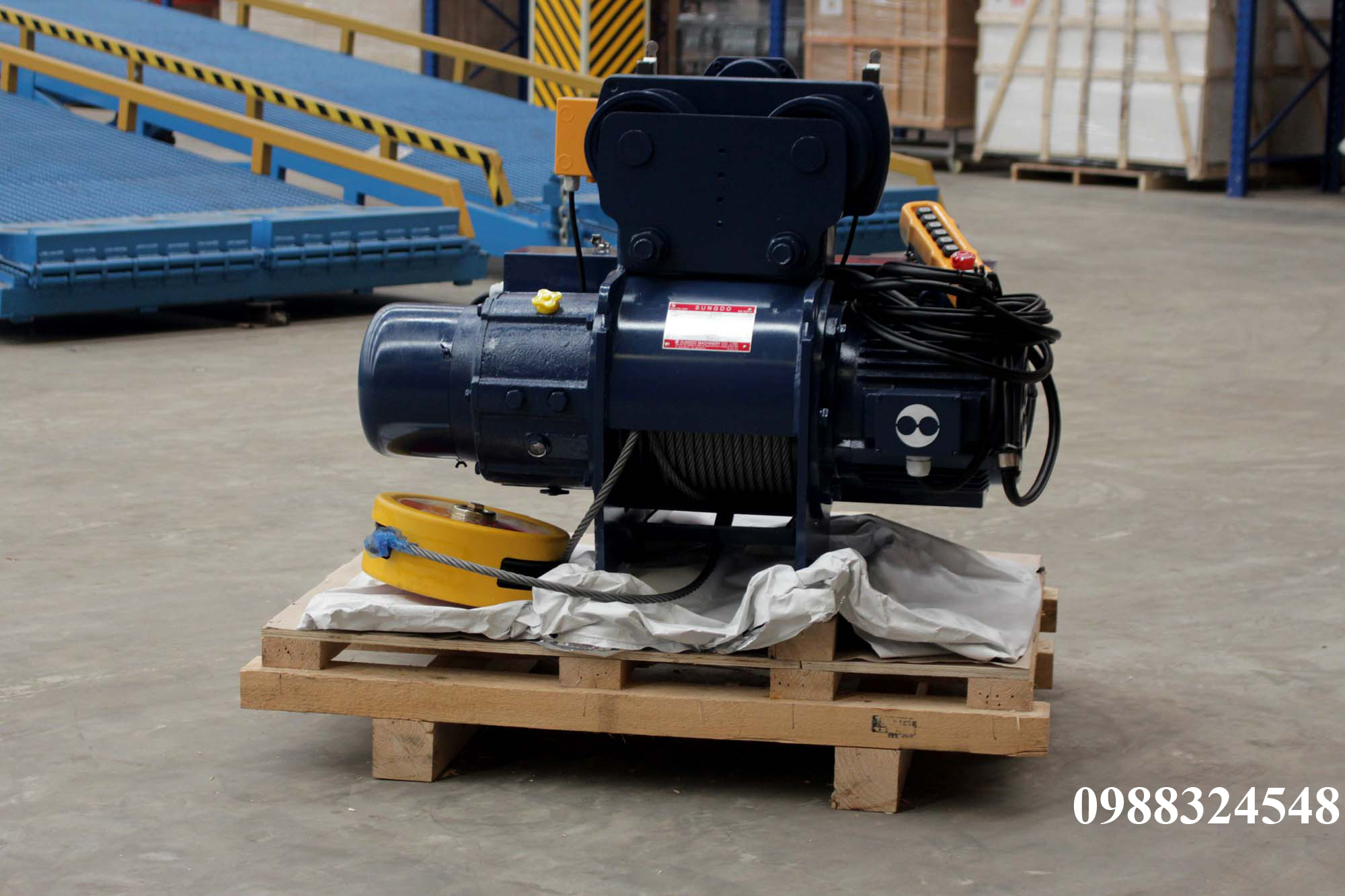 Pa lăng cáp điện Sungdo dầm đơn 3 tấn SM3-H6-MH / 3 ton Sungdo Mono Rail Wire Rope Hoist