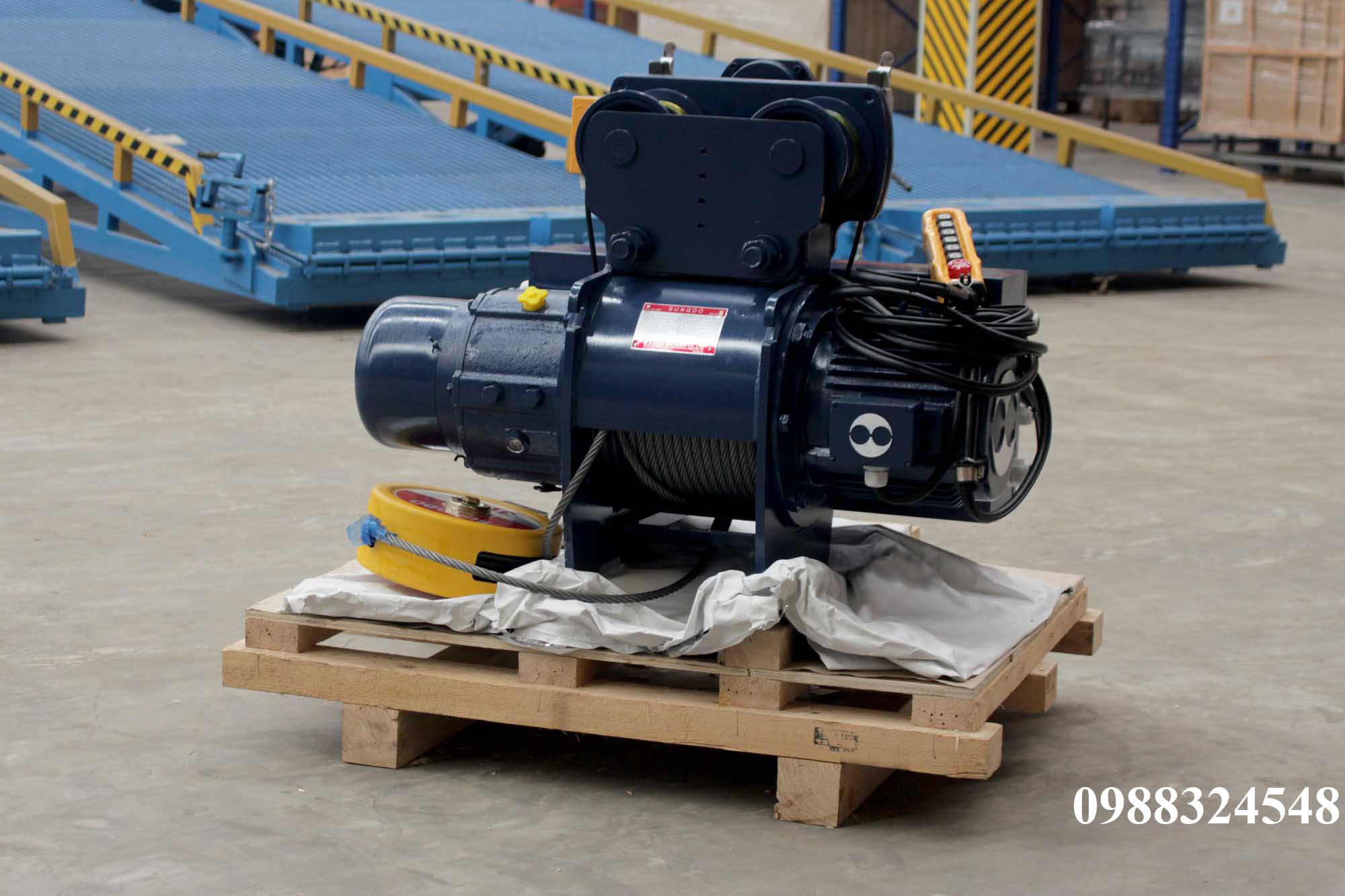 Pa lăng cáp điện Sungdo dầm đơn 3 tấn SM3-H6-MH / 3 ton Sungdo Mono Rail Wire Rope Hoist