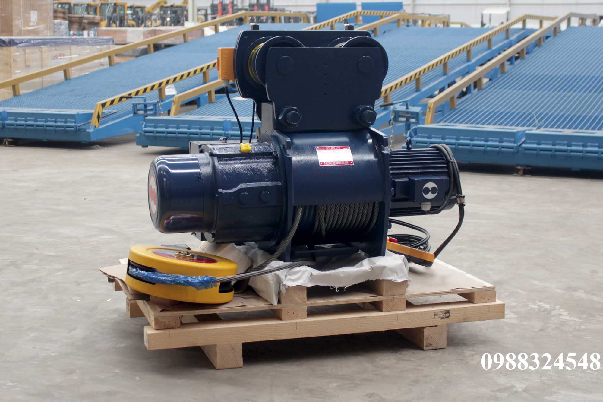 Pa lăng cáp điện Sungdo dầm đơn 5 tấn SM5-H6-MH / 5 ton Sungdo Mono Rail Wire Rope Hoist