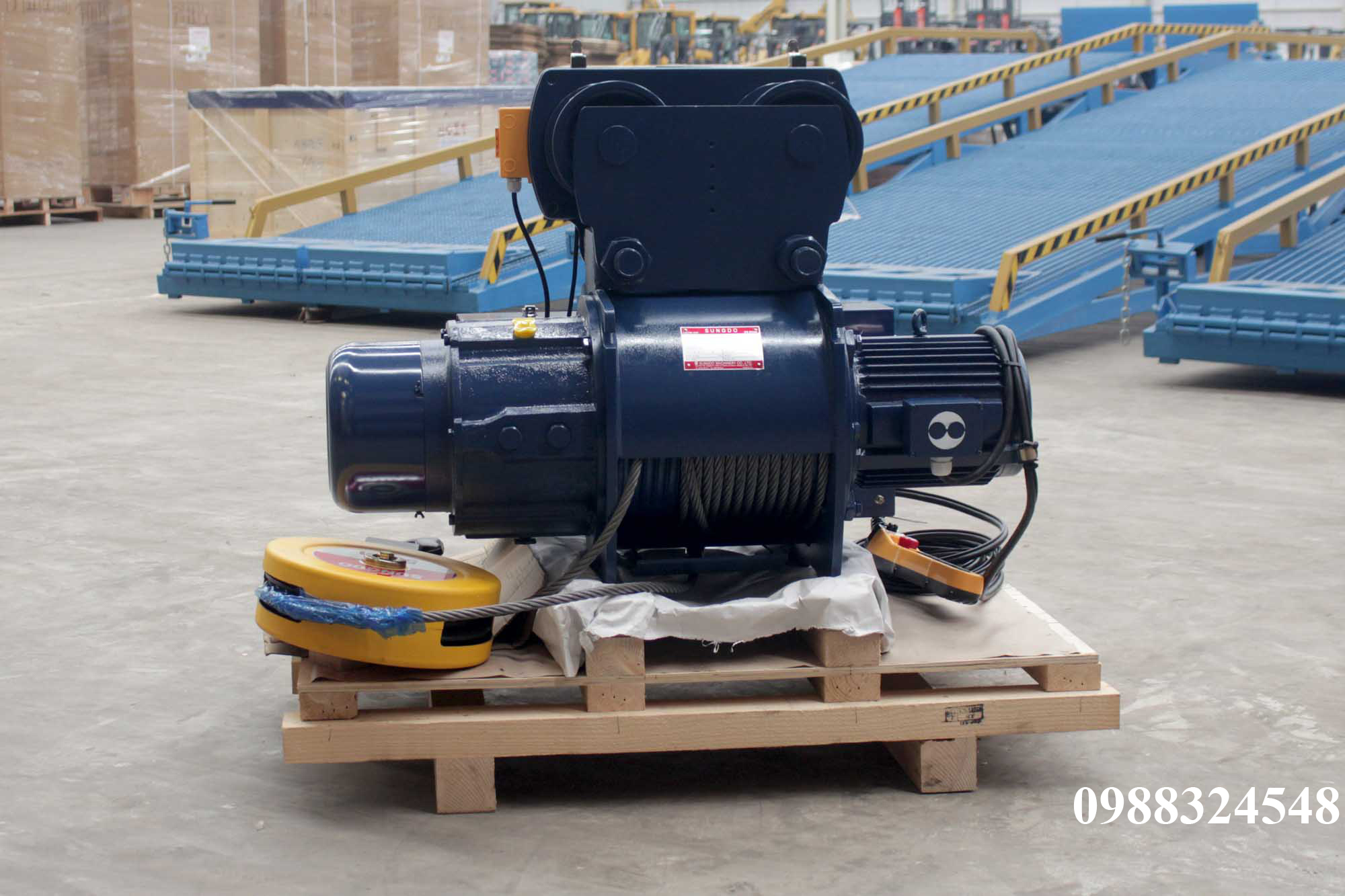 Pa lăng cáp điện Sungdo dầm đơn 5 tấn SM5-H6-MH / 5 ton Sungdo Mono Rail Wire Rope Hoist