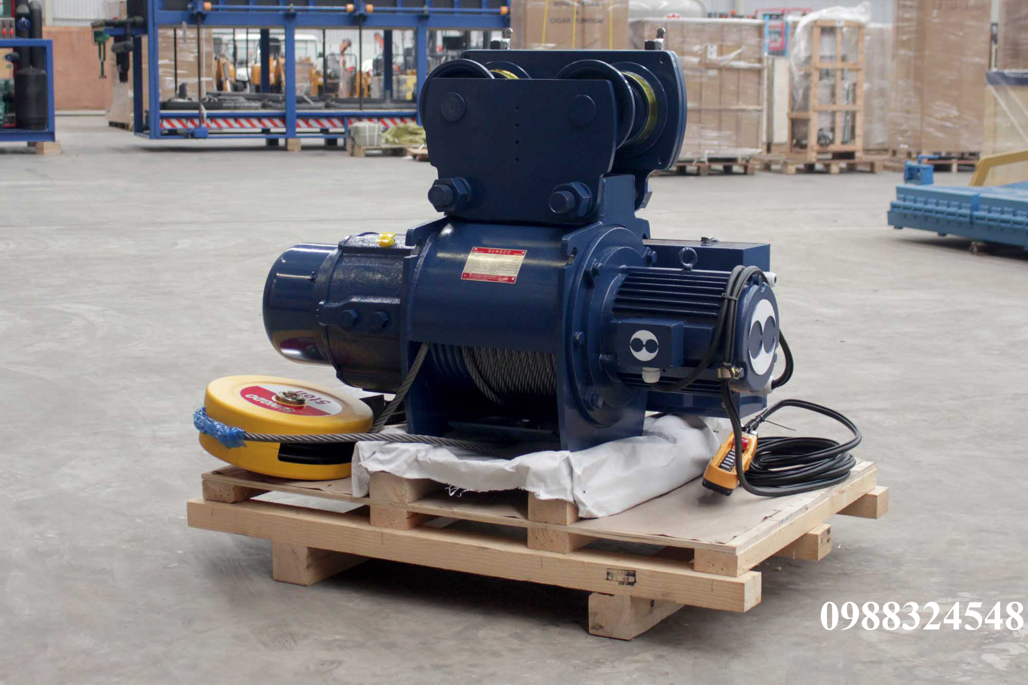 Pa lăng cáp điện Sungdo dầm đơn 5 tấn SM5-H6-MH / 5 ton Sungdo Mono Rail Wire Rope Hoist