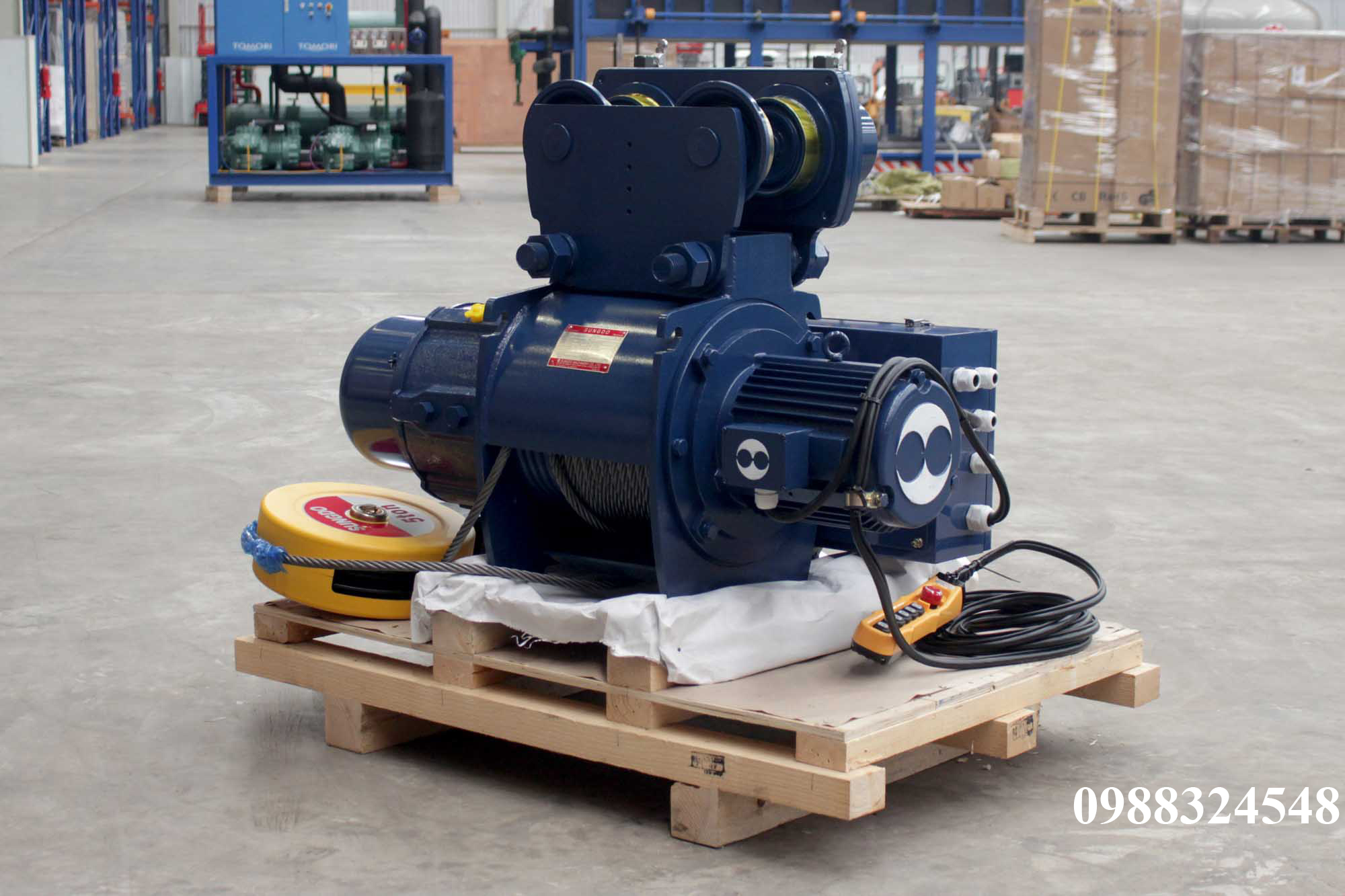 Pa lăng cáp điện Sungdo dầm đơn 5 tấn SM5-H6-MH / 5 ton Sungdo Mono Rail Wire Rope Hoist