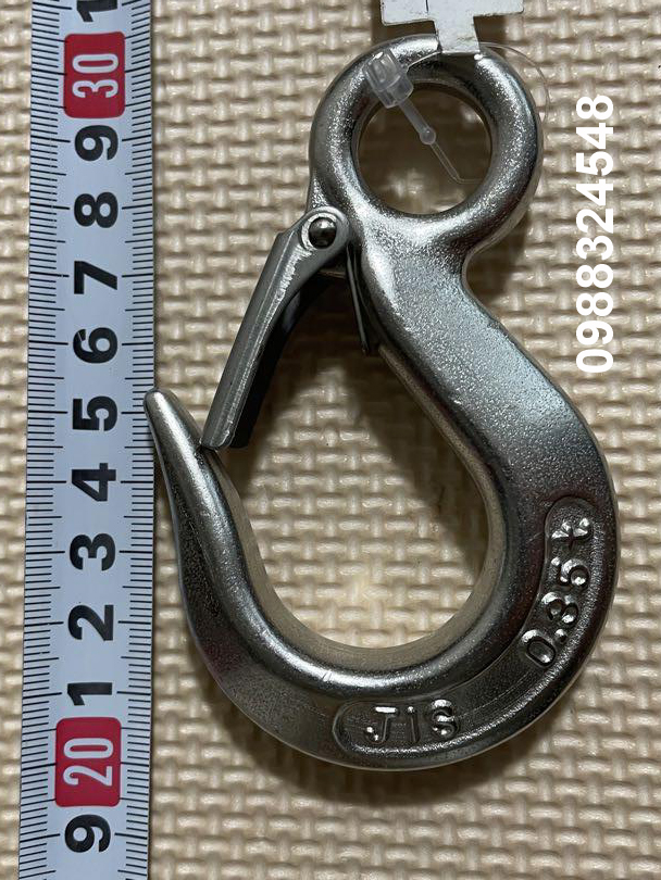 Móc cẩu inox 350kg Taiyo SUSGHK-0.35 / SUSGHK-0.35 Taiyo Stainless steel Hook