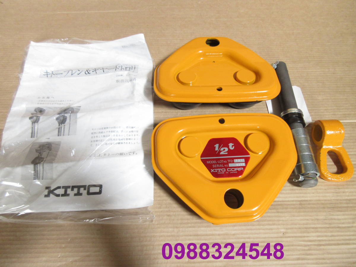Con chạy đẩy tay Kito 500kg TFP-005