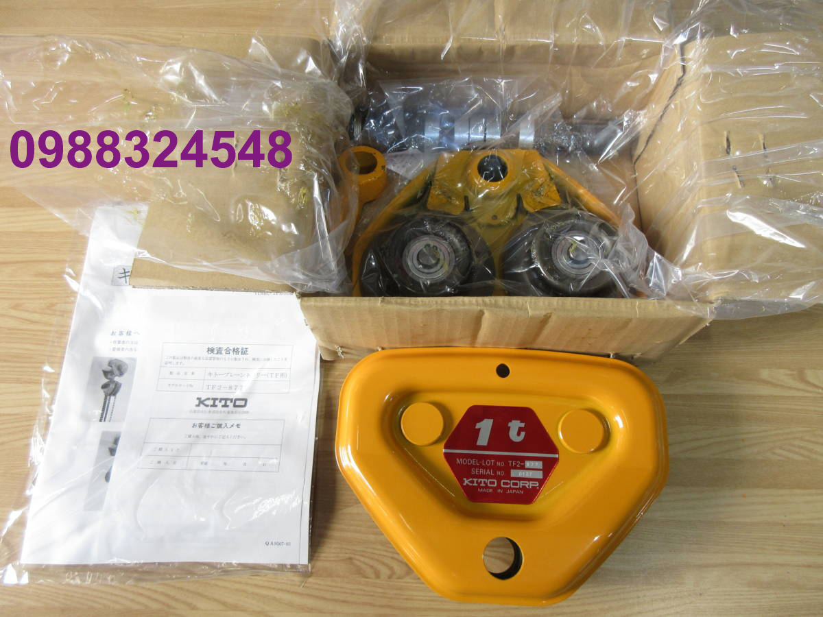 Con chạy đẩy tay Kito 1 tấn TFP-010