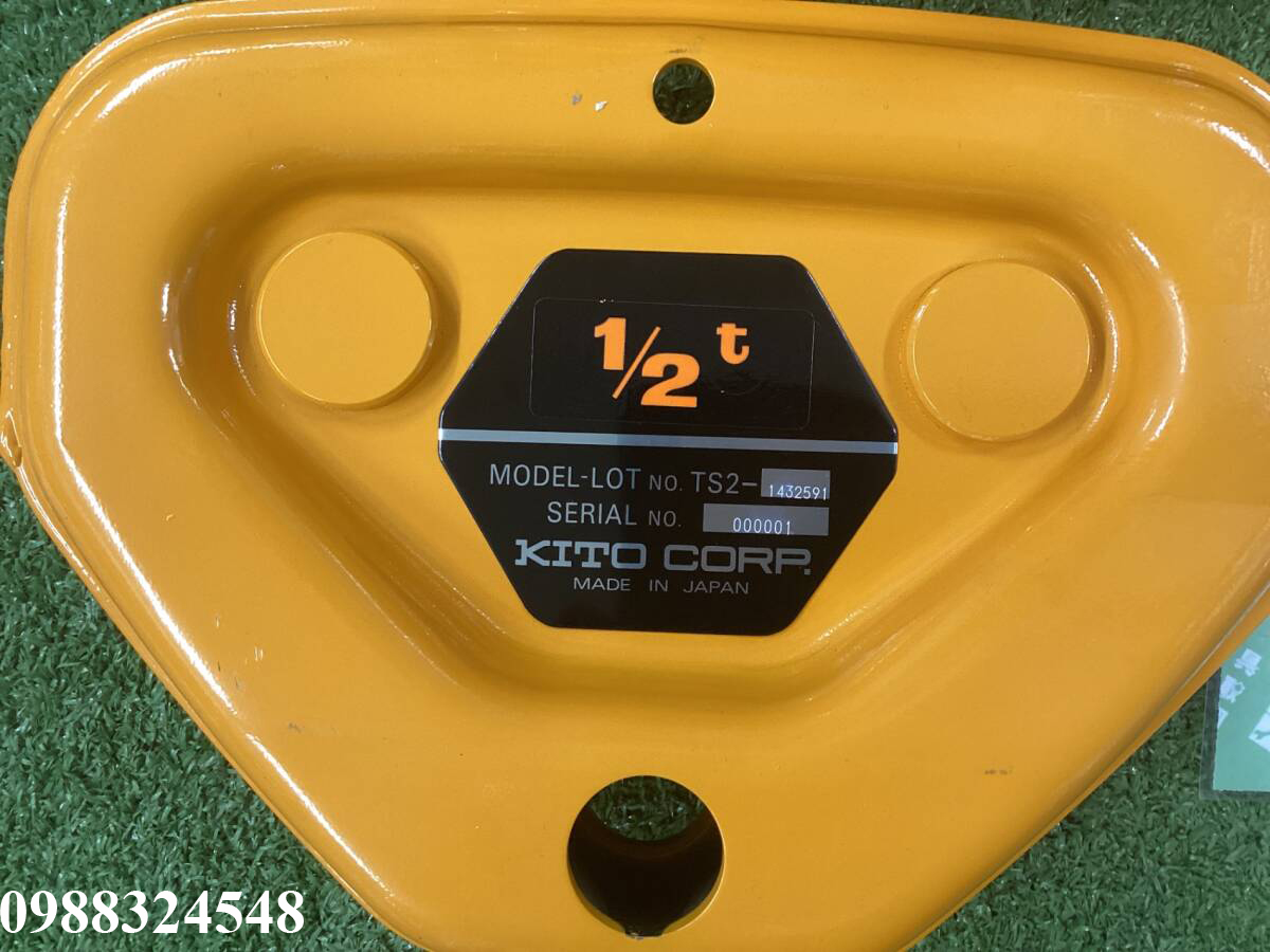 Con chạy kéo tay Kito TSG-005 / TSG-005 Kito Geared Trolley