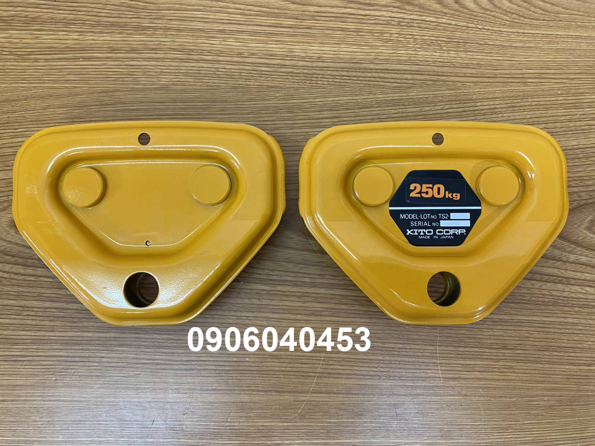 Con chạy đẩy tay 250kg Kito TSP-003 / TSP-003 Kito Plain Trolley