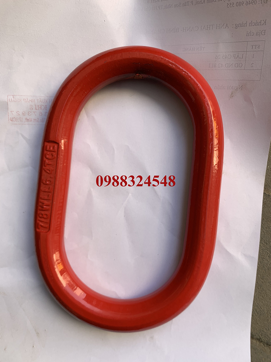 Vòng khoen đơn 6.4 tấn / 6.4 ton G80 Master Link