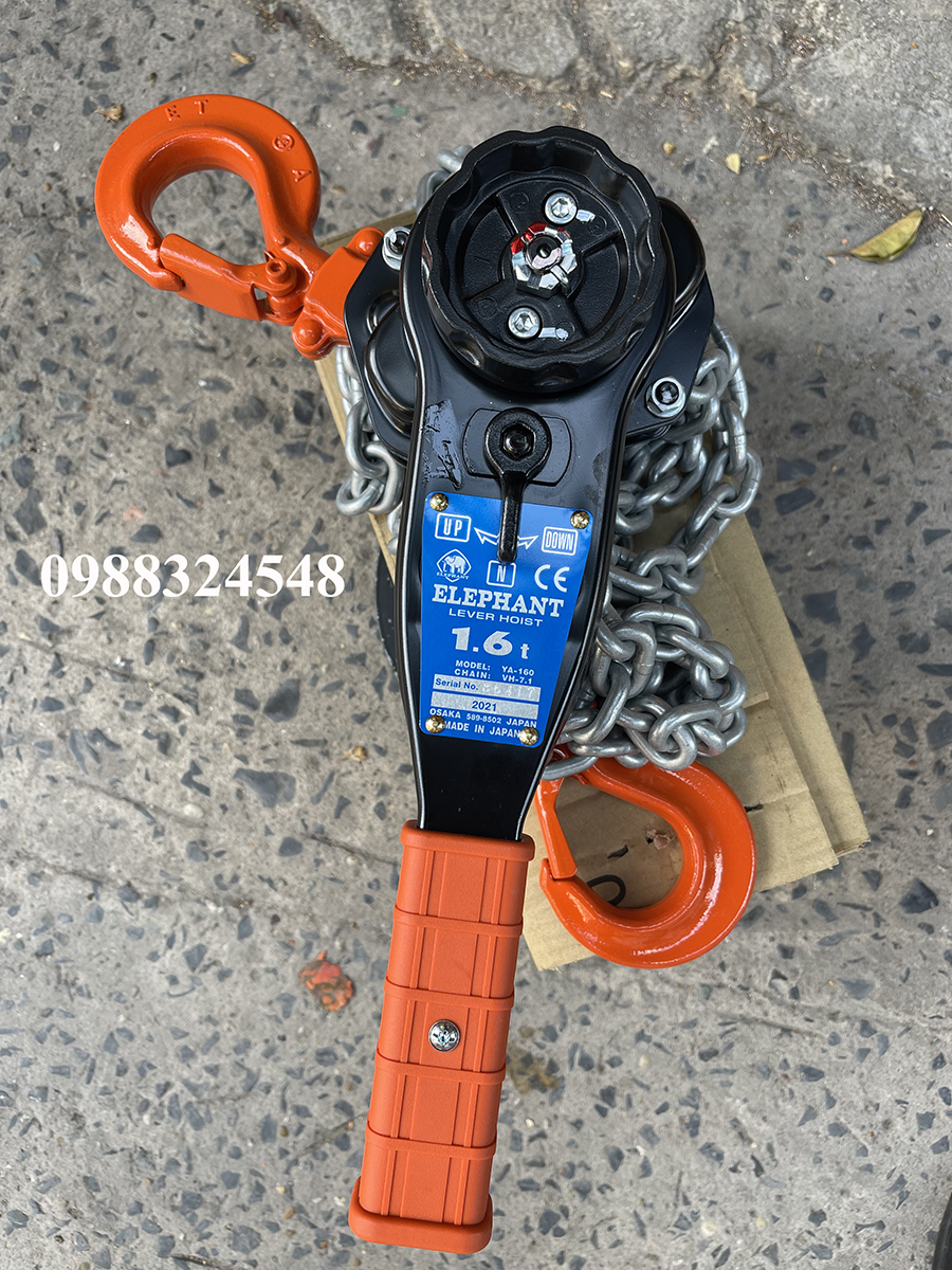 Pa lăng lắc tay Elephant 1.6 tấn YA-160