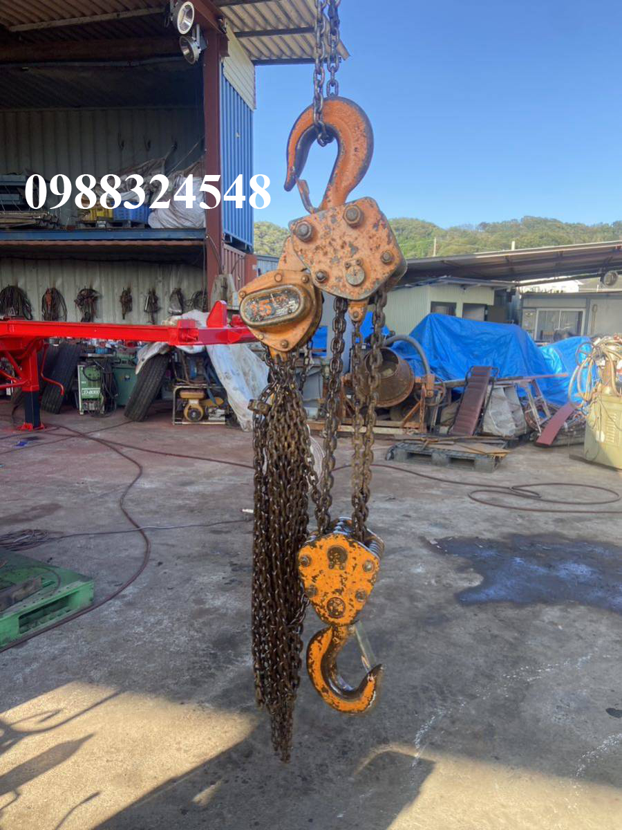 Cho thuê pa lăng kéo tay 15 tấn